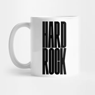 bold HARD ROCK text Mug